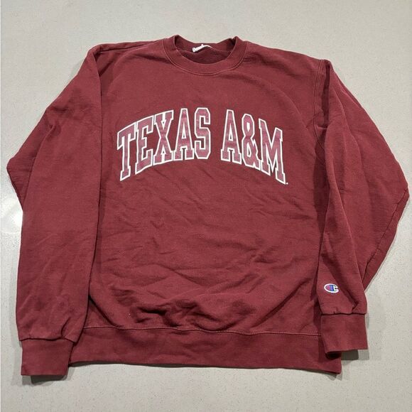 COPY - Men’s Texas A&M Aggies Champions Pullover Crewneck Sweater Size M - Picture 1 of 4